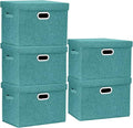TYEERS Large Storage Bins with Lids, Collapsible, Fabric Storage Boxes by StorageOrganization