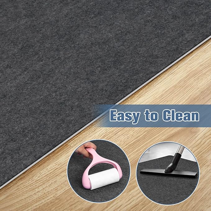 Placoot Office Chair Mat for Hardwood Floor, Under Desk Mat, Large Anti-Slip - Image 6
