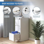 FLIXELIO 3 Drawer File Cabinet - Image 4