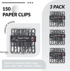 NEEWAY Colorful Large Paper Clips, 2 Inch Jumbo Paper Clips, 3 Pack of 50 - Image 3