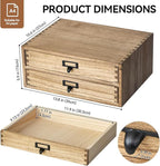 Kirigen Drak Wooden Office Storage Drawers Shallow Type - Image 2