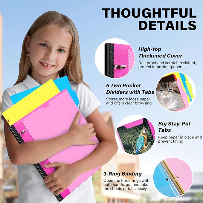 WOT I Telescoping Project Organizer, Refillable Binder - Image 4
