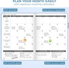 Clever Fox Planner Large – Undated Weekly & Monthly Planner - Image 7
