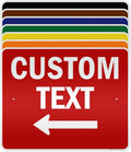 Custom Arrow, Custom Directional Sign, Left Arrow, 24x30 Inches, 3M EGP