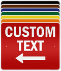Custom Arrow, Custom Directional Sign, Left Arrow, 24x30 Inches, 3M EGP by MySignCenter