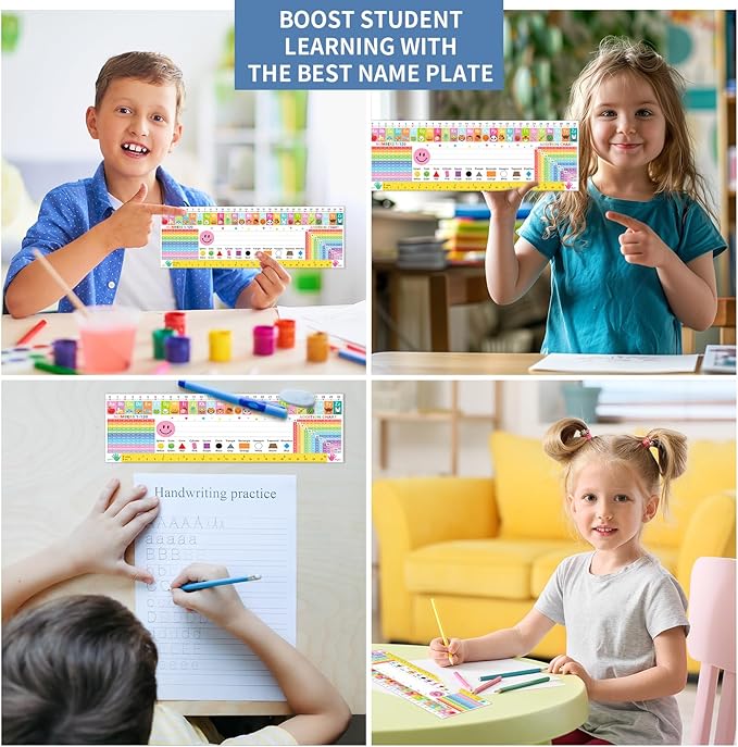WALENGIF 36 Pcs Desk Name Tags for Classroom - Image 3