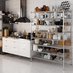 Regal Altair 24" Deep x 54" Wide x 74" Height Wire Shelving Kit | 8-Tier | NSF - Image 2