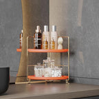 FSyueyun 2-Tier Corner Bathroom Counter Organizer, Tool-Less Installation - Image 6