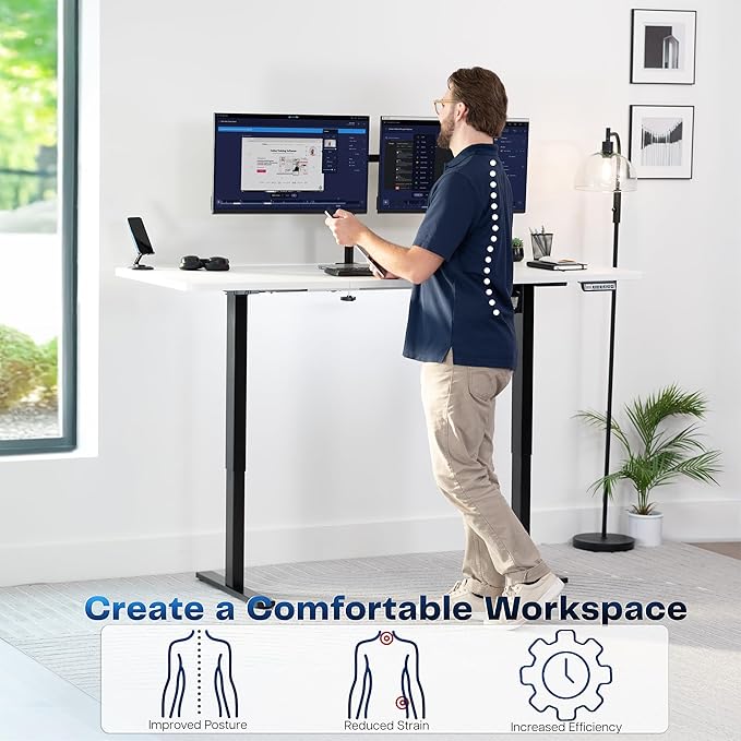 VIVO Electric 71 x 30 in Standing Desk, Memory Height Adjustment, 1B Series - Image 4