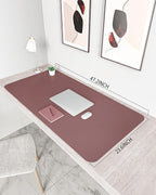 YSAGi Non-Slip Leather Desk Pad XL Size, Waterproof Laptop Computer Desk - Image 3