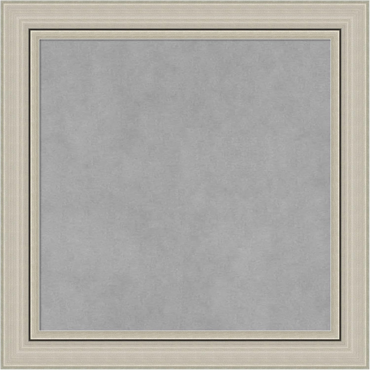 Amanti Art Silver Framed Magnetic Board 20x20 Small Vision Board