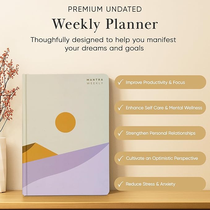 Mantra Planner 2026 Planner, Daily Journal & Gratitude Journal All-In-One - Image 2