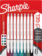 Sharpie S-Gel Pens, Fashion Barrel Gel Pens, Pearl White Body, Medium Point by Sharpie