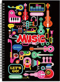 MAXCURY Blank Sheet Music Composition Manuscript Staff Paper Art Music Notebook by MAXCURY