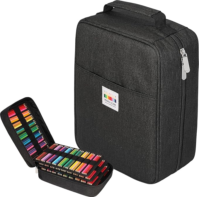 JAKAGO 274 Slots Colored Pencil Case Large Capacity Pen Holder by JAKAGO