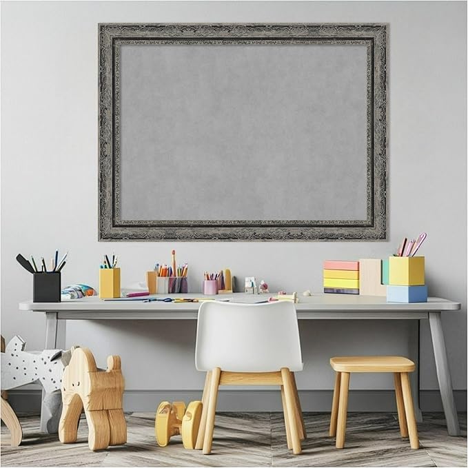 Amanti Art Black Framed Magnetic Board 24x32 Medium Vision Board - Image 5