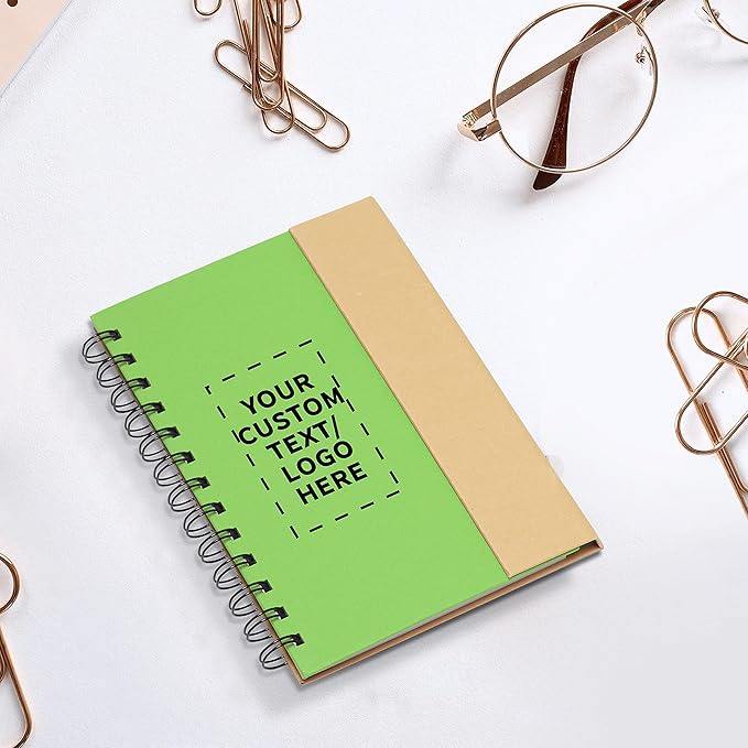 DISCOUNT PROMOS Custom Eco Friendly Spiral Notebooks - Image 6