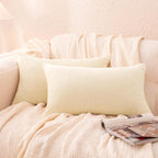 Amazon Basics Chenille Throw Pillow Covers, Home Decor Lumbar Cushion Cover by AmazonBasics