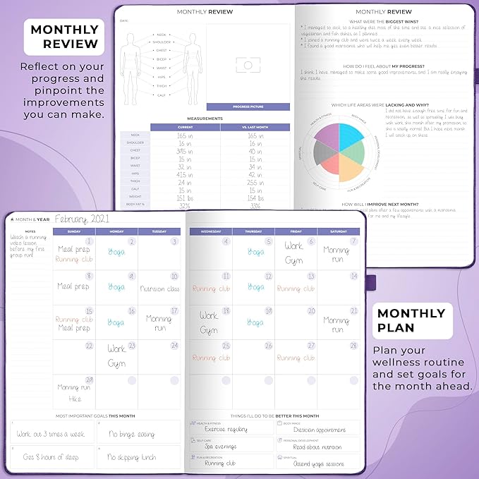 Clever Fox Fitness & Food Journal PRO – Daily Workout & Meal Planner - Image 4