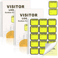 2 Pack of Visitor Badges Registry Log by Unknown