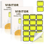 2 Pack of Visitor Badges Registry Log by Unknown