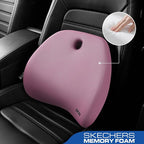 Skechers Lumbar Support Pillow for Office Chair, Memory Foam Lumbar Pillow - Image 2
