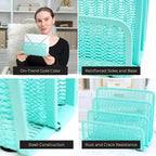BLU MONACO Aqua Metal Mesh Letter Sorter - Image 2