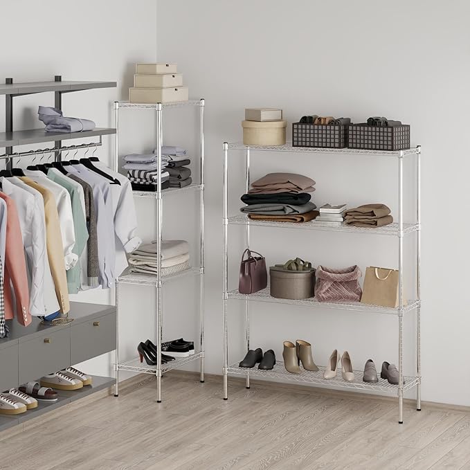Regal Altair 14" Deep x 48" Wide x 64" Height Wire Shelving Kit | 4-Tier | NSF - Image 7