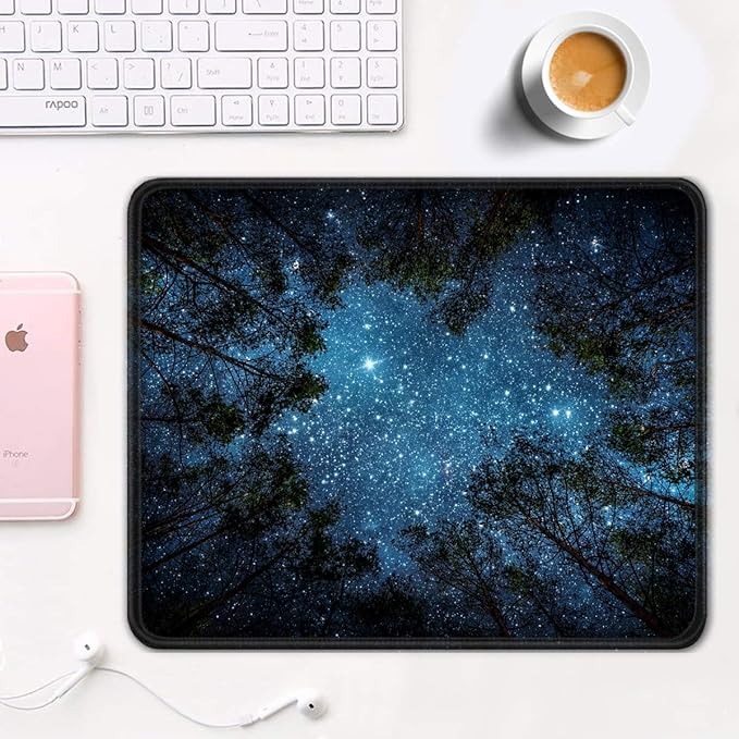 Auhoahsil Mouse Pad, 12 x 10 in Nature Theme Computer Mouse Pad - Image 2