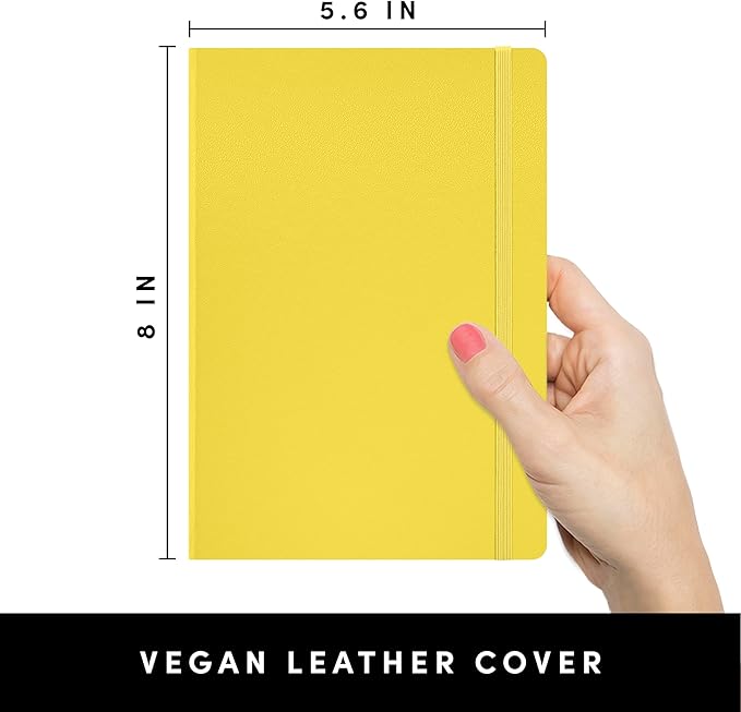 PAPERAGE Lined Journal Notebook, 252 Pages, Medium 5.6 in x 8 in - Image 2