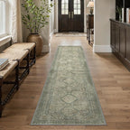 GENIMO Runner Rug 2x10 Non Slip Machine Washable Hallway Runner Rug, Low Pile - Image 3