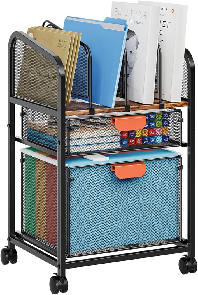 Marbrasse Rolling File Cart by Marbrasse