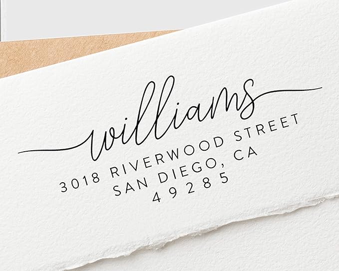 Stamp by Me | Custom Return Address Stamp by StampbyMe