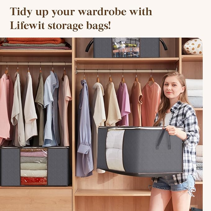Lifewit 6 Pack Clothes Storage Bins - Image 9
