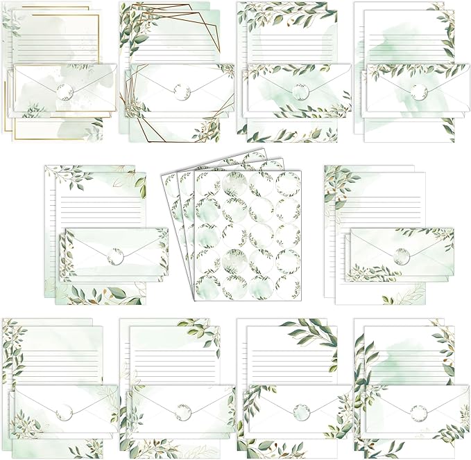 TaoBary 160 Pcs Stationery Paper Set 50 Double Sided Stationery Papers by TaoBary
