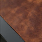 TORONATA Jersey Genuine Calfskin Leather Desk Pad, Office Desk Mat - Image 3