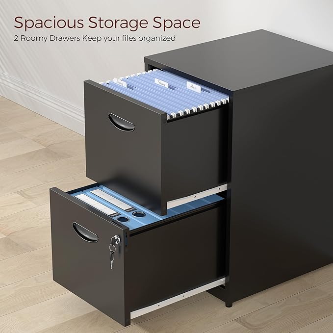 Kubohogar 2 Drawer File Cabinet - Image 8