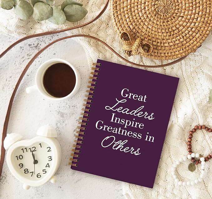 OXW Purple Meeting Notebooks for Work, Leadership Gifts Office Work Notebook - Image 3