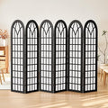 Aletheiawu Room Divider and Folding Privacy Screen, 6 Panel Japanese Shoji by Aletheiawu