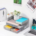 Marbrasse 3 Tier Mesh Desk Organizer - Image 2