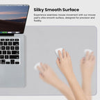 ALOANES Silvery Waterproof Desk Mat, Large Mouse Pad - Image 2