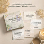 Mindfulness Perpetual Flip Calendar with 366 Daily Affirmations - Self Care Gifts for Women, Teacher Appreciation, Inspirational Office Desk Decor, Stress Relief Desk Accessory Gift for Women