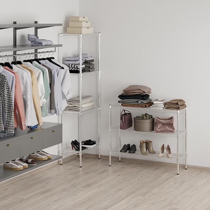 Regal Altair 14" Deep x 42" Wide x 34" Height Wire Shelving Kit | 3-Tier | NSF - Image 7