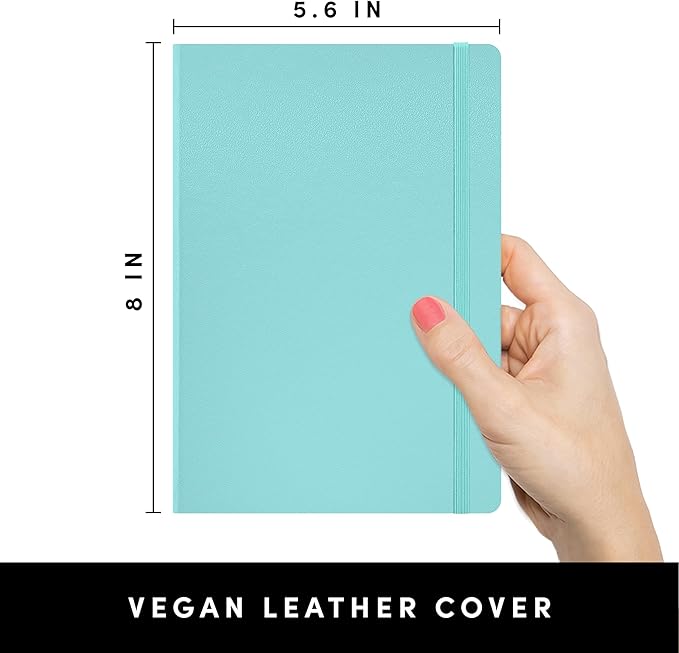 PAPERAGE Lined Journal Notebook, 160 Pages, Medium 5.6 in x 8 in - Image 2