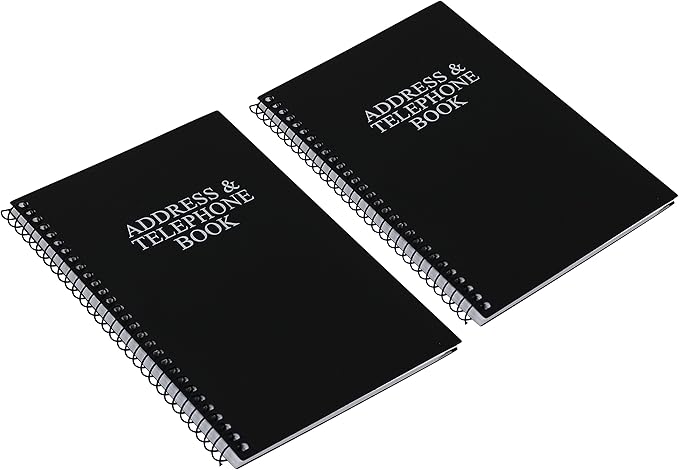 Iconikal Address and Telephone Book, 8 x 5 inches - Image 8