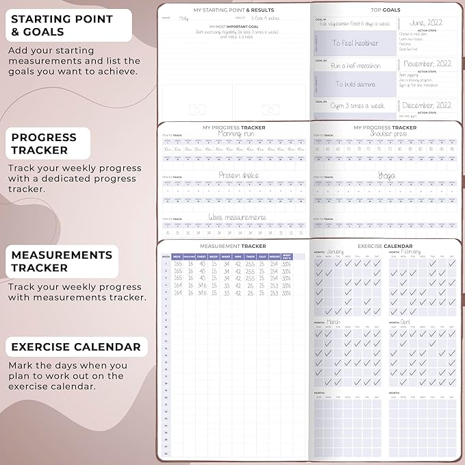 Clever Fox Fitness & Food Journal PRO – Daily Workout & Meal Planner - Image 5