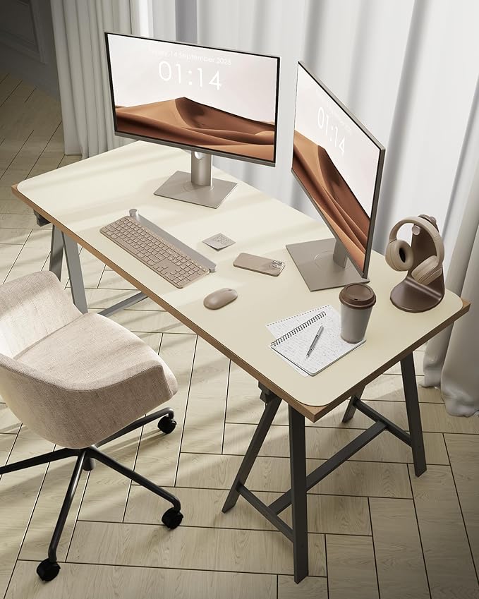 YSAGi Leather Desk Protector, Office Mat, Large Mouse Mat, Non-Slip PU Leather - Image 2