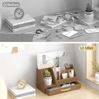Wisuce Bamboo Mail Organizer Countertop - Image 6