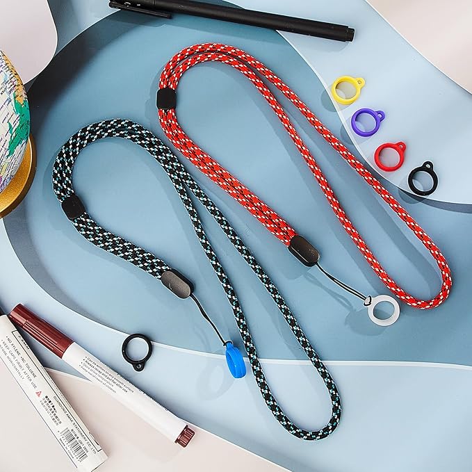 Chinco 16 Pcs Anti Lost Lanyard Set Include 2 Necklace Lanyards Safety Neck - Image 6