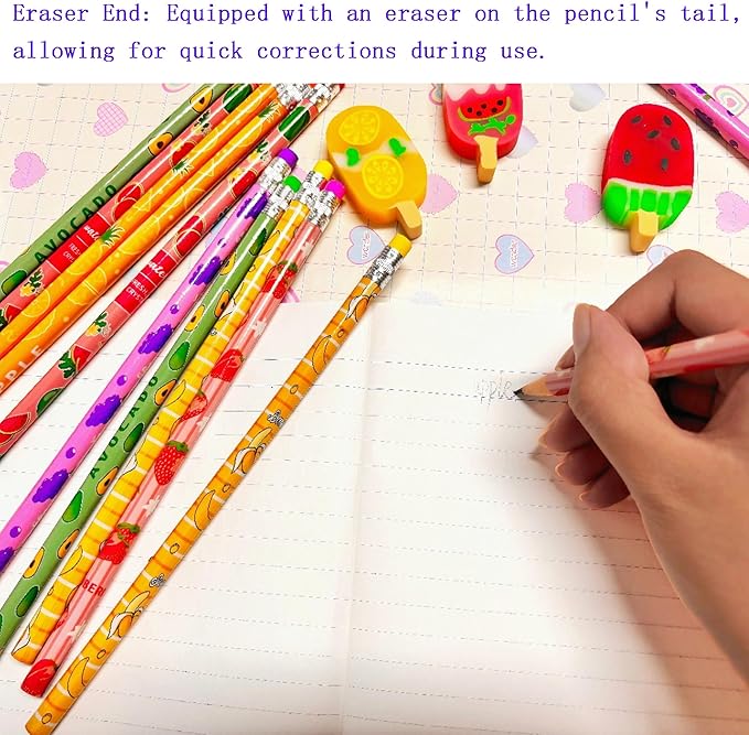 Jsehchya 72PCS Corlorful Wooden cased Pencils - Image 6